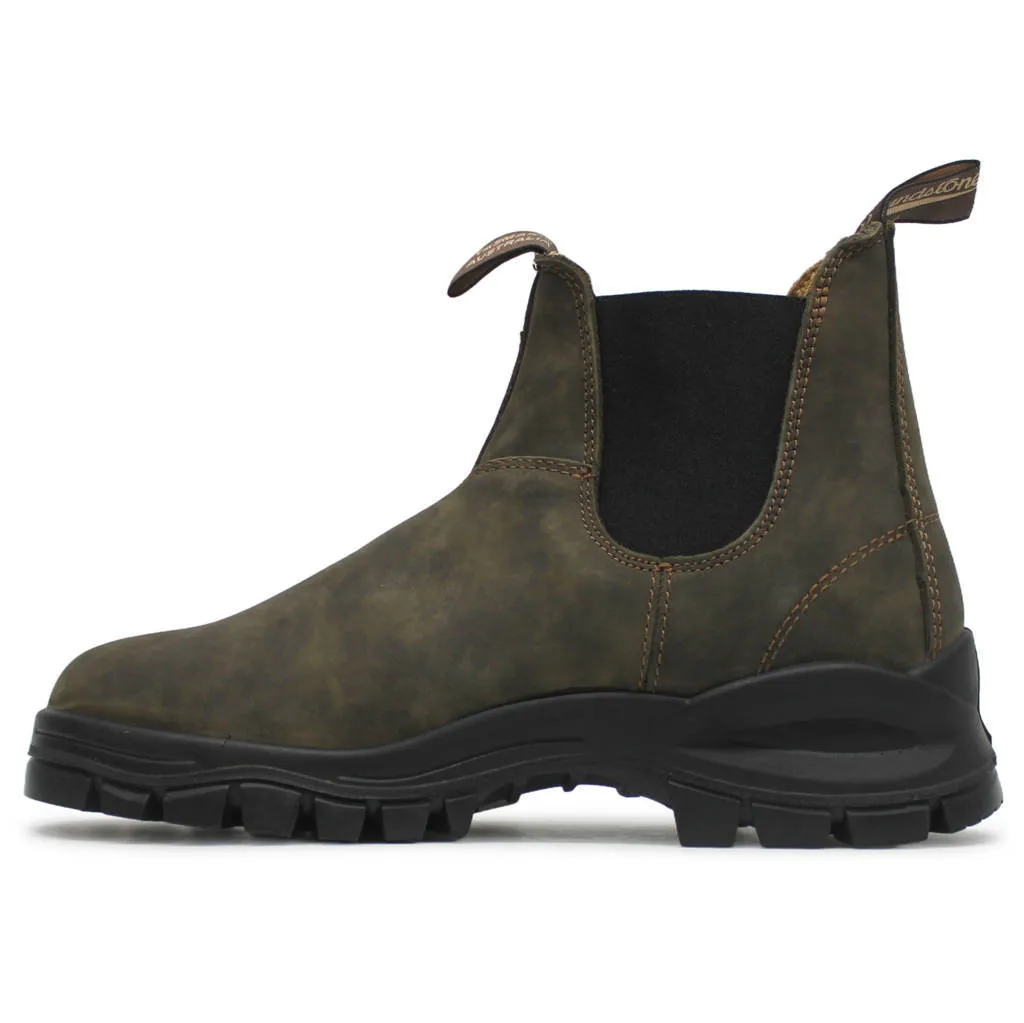 2239 Water-Resistant Leather Unisex Chelsea Boots