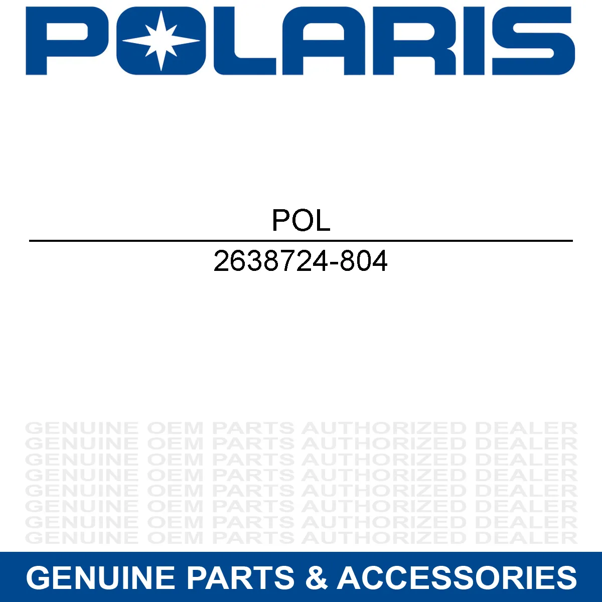 2638724-804 Polaris ASM-CAB,RR,SVC,PNT,STLTH GRAY