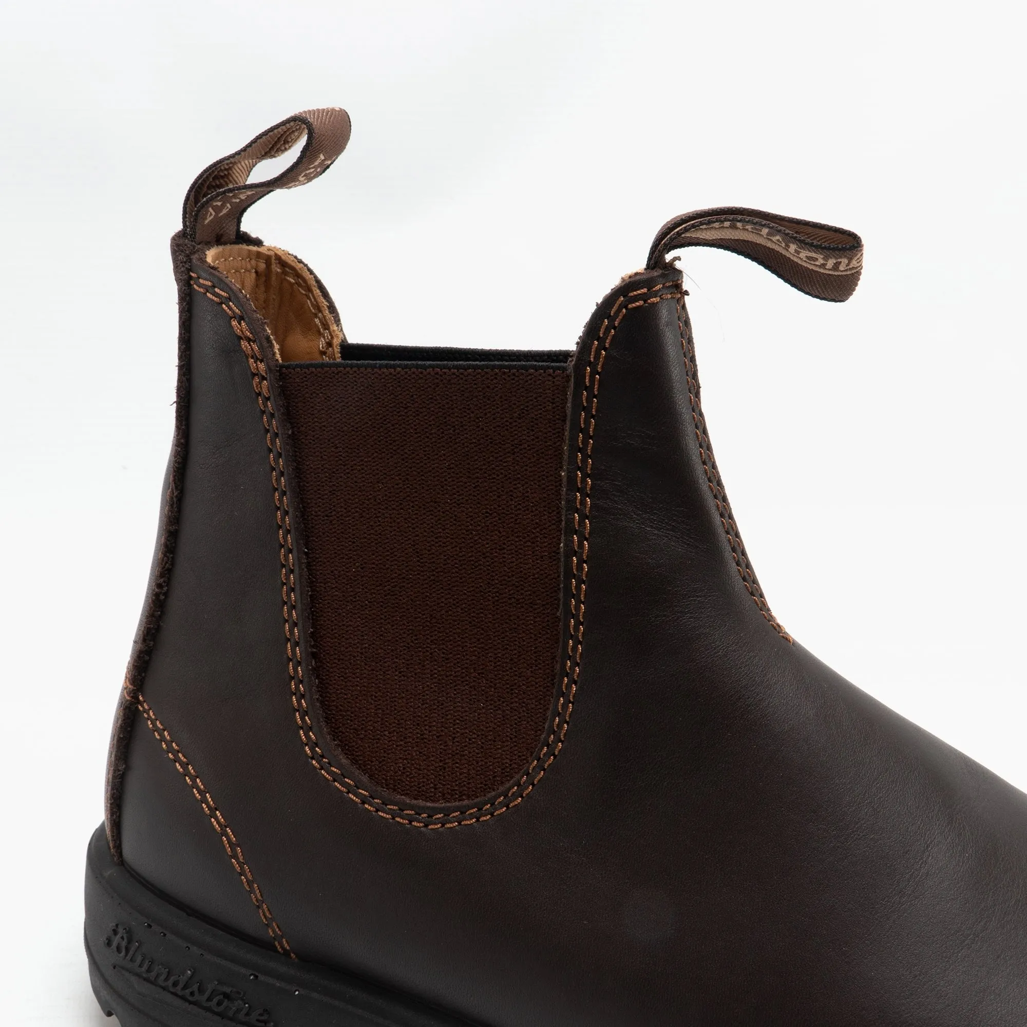 550 Mens Premium Leather Chelsea Boots Walnut Brown