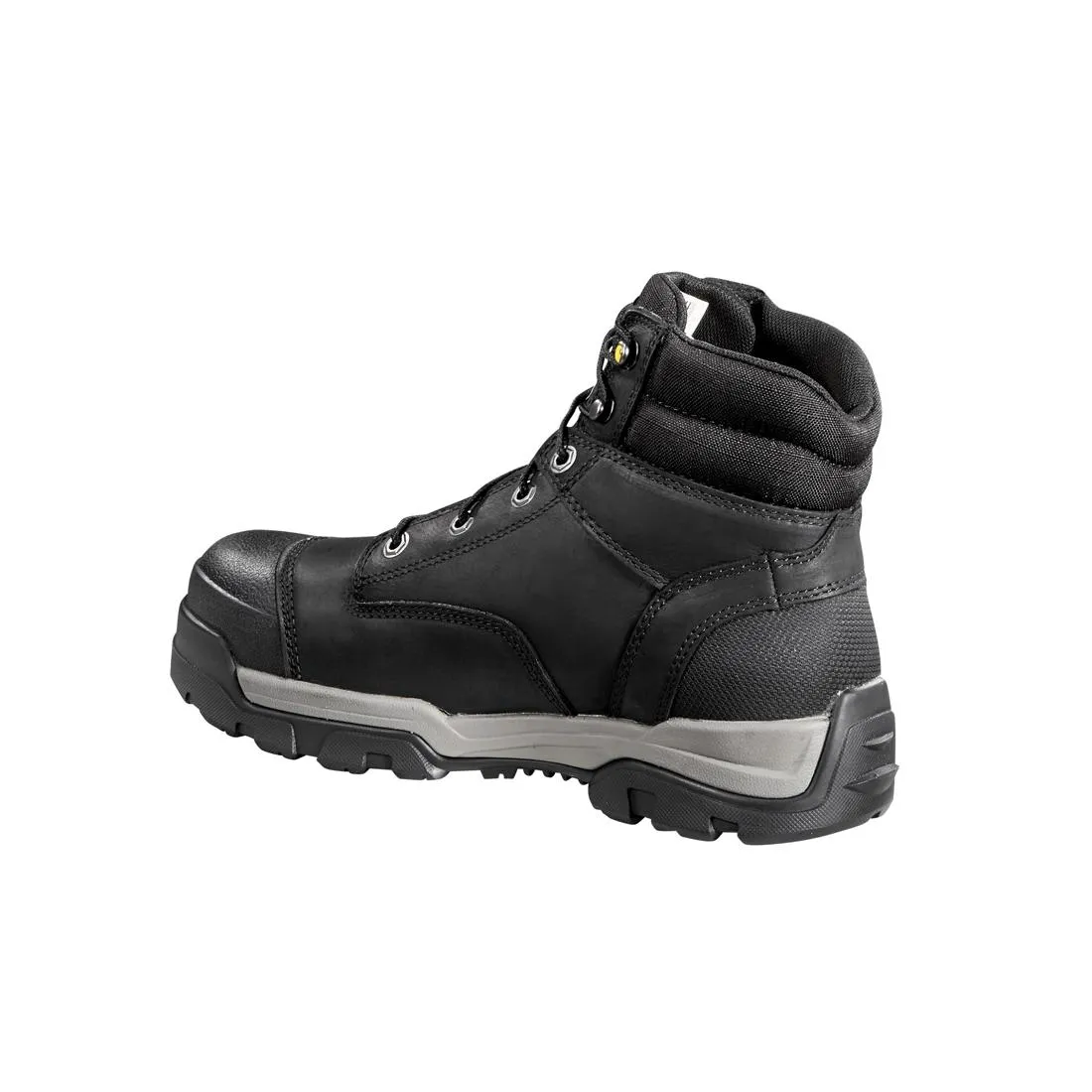 6" Ground Force Waterproof Composite Toe Work Boot Black