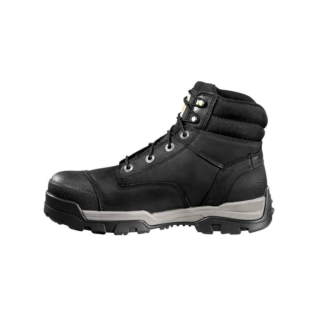 6" Ground Force Waterproof Composite Toe Work Boot Black