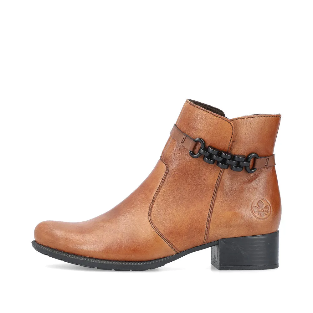 78676-25 Womens Leather Boots Brown