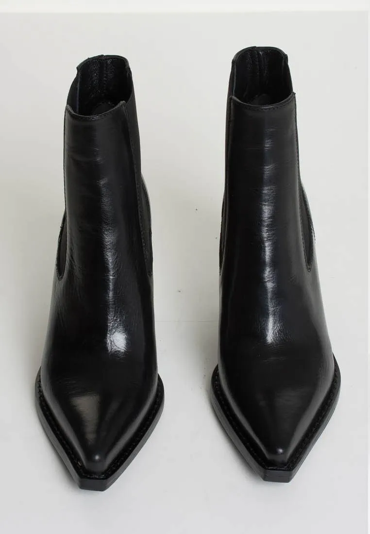 Adele Black Ankle Boots