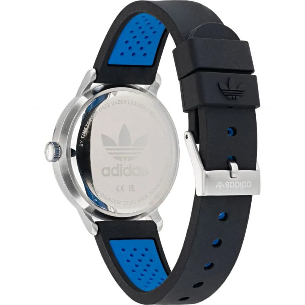 ADIDAS AOSY22021 BLACK RUBBER STRAP UNISEX WATCH