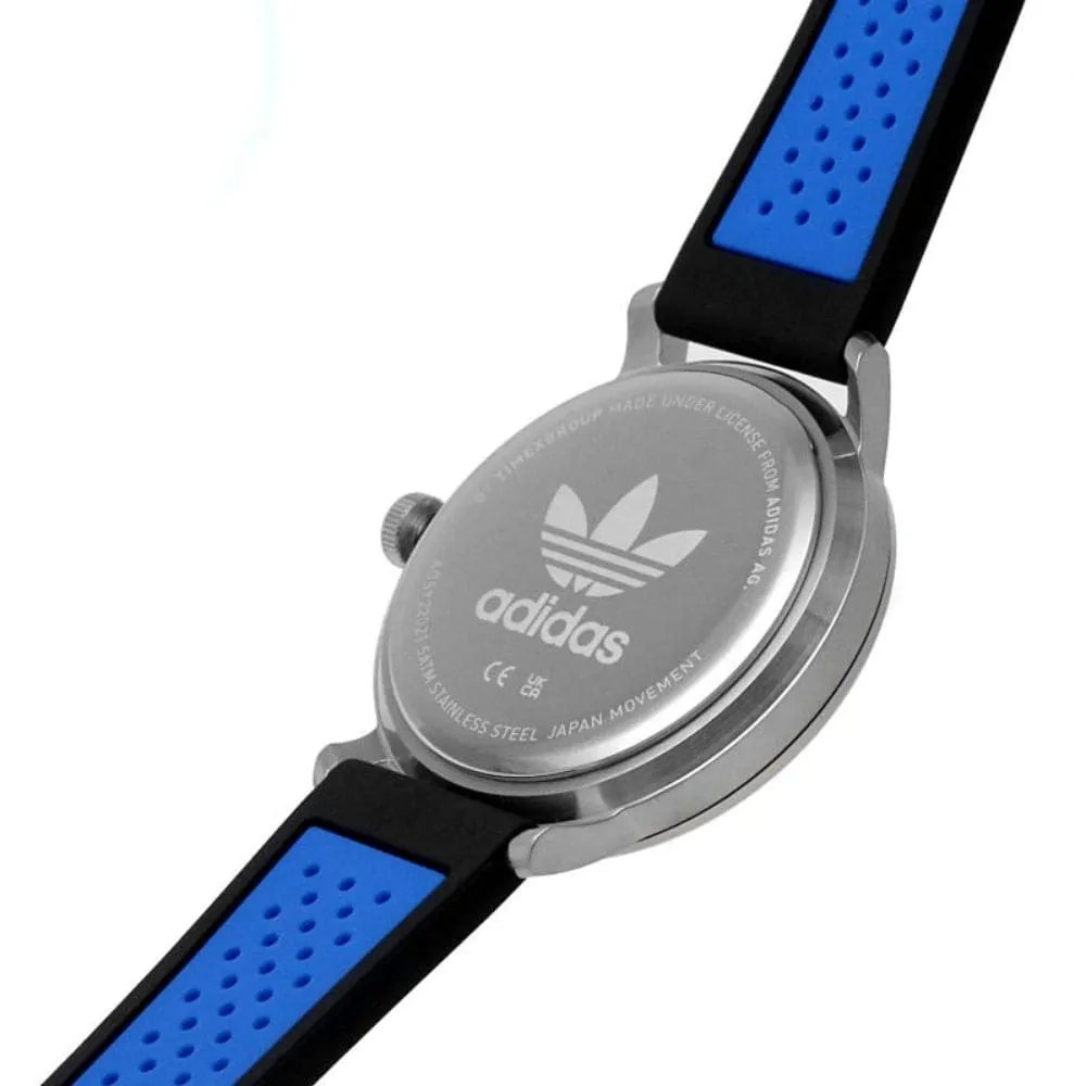 ADIDAS AOSY22021 BLACK RUBBER STRAP UNISEX WATCH