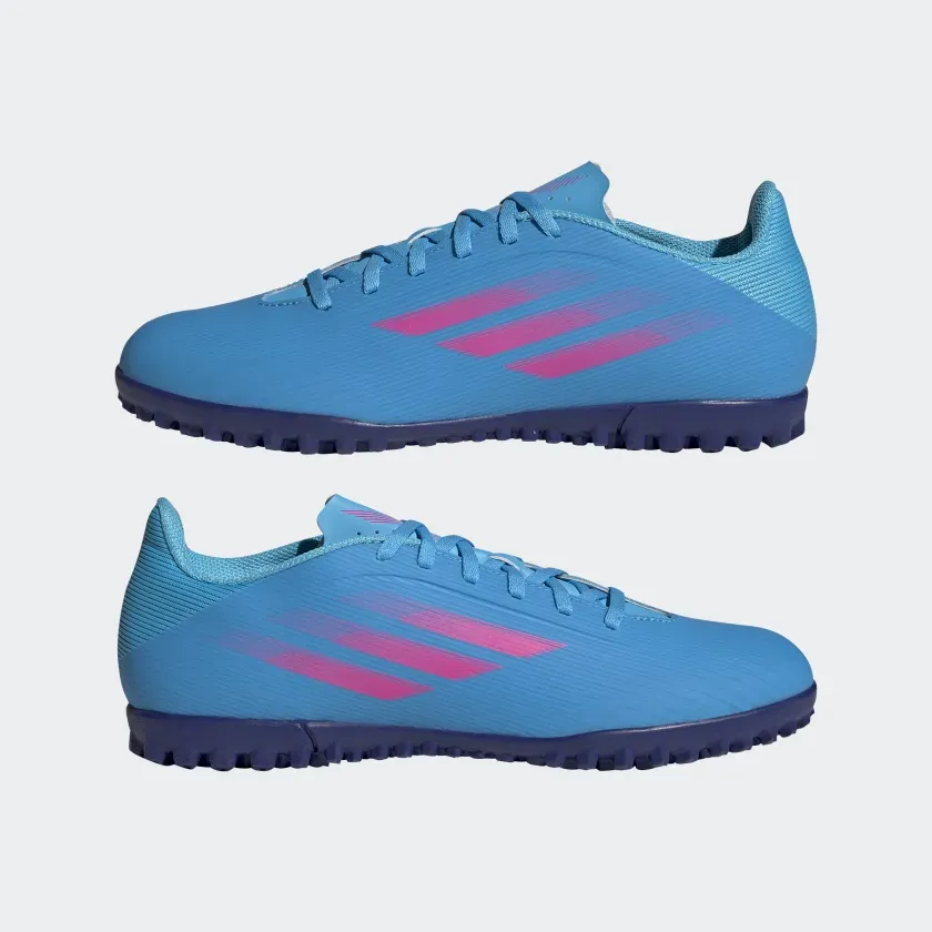 Adidas X Speed flow 4 Turf Mens Boots -Sky Blue