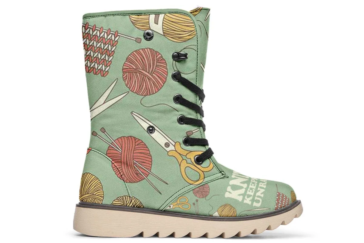 Adorable Unravelling Polar Vibe Boots