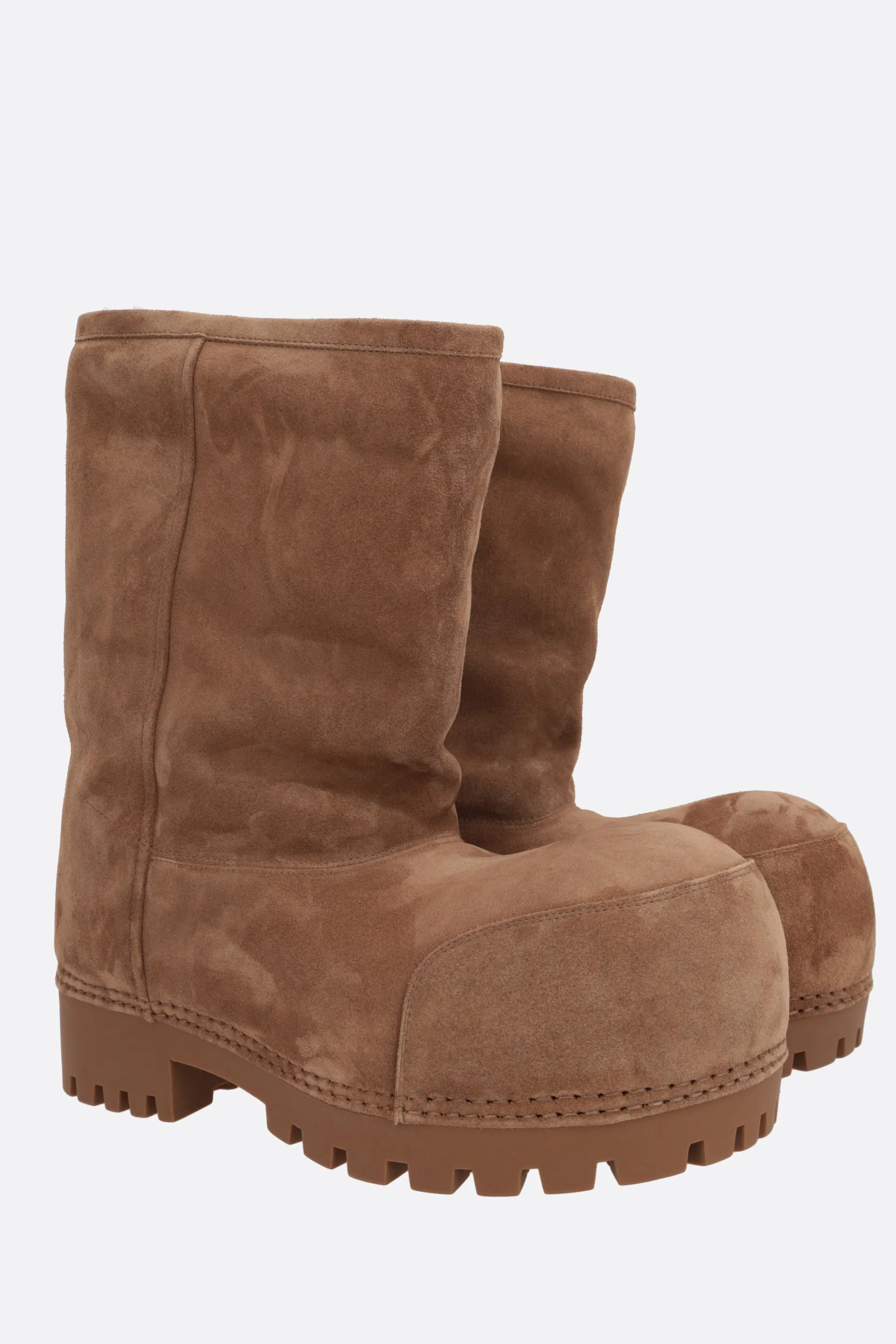 Alaska Fur suede low boots