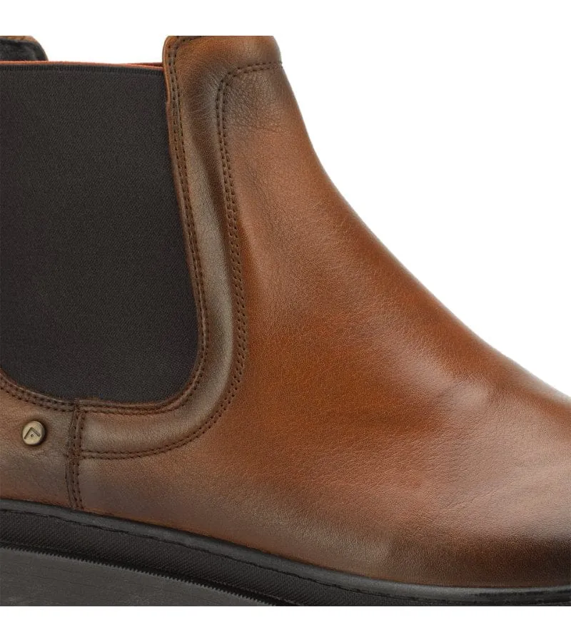 Ambitious Mens Premium Tan Leather Boot 12317-7132AM