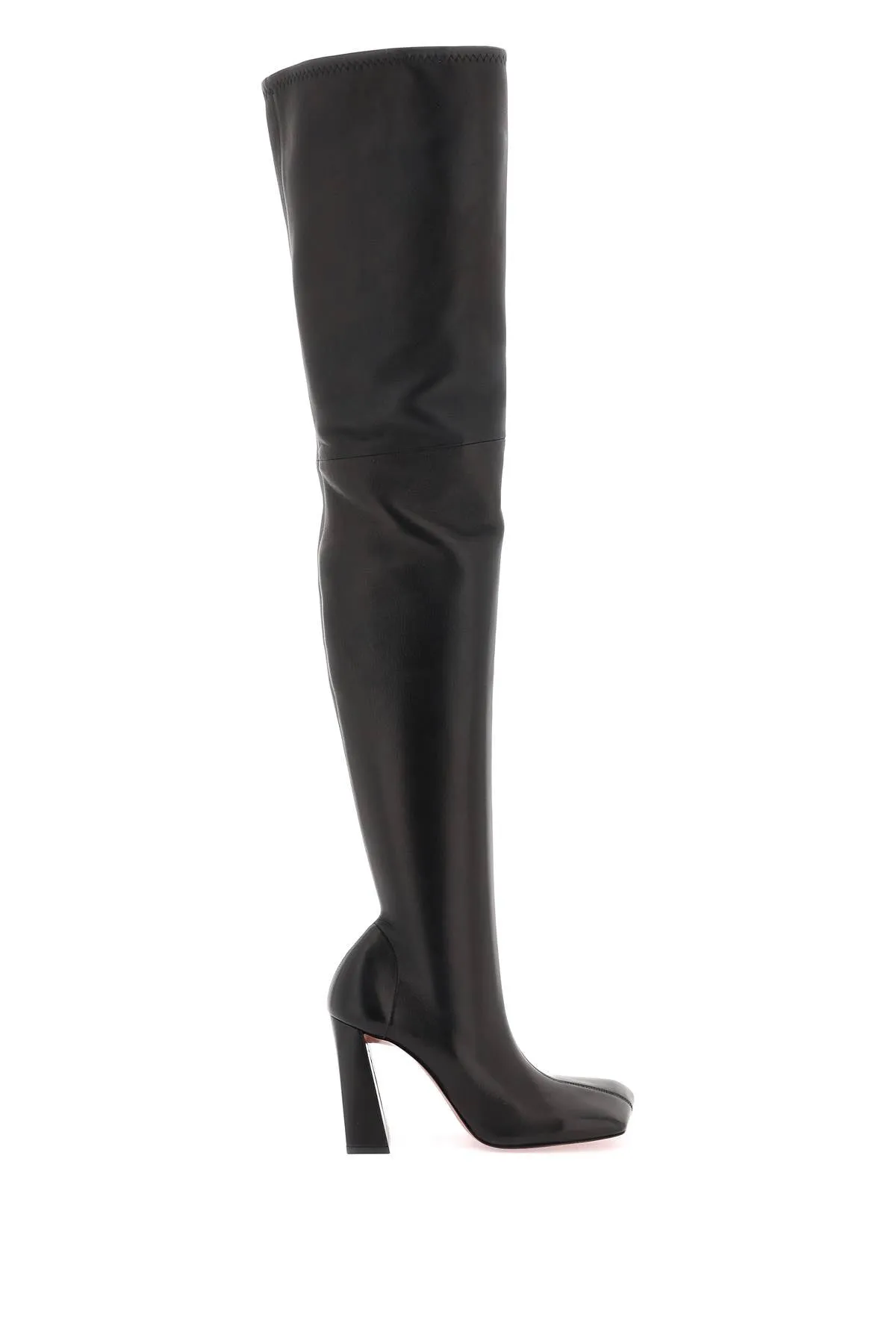 Amina Muaddi Marine Thigh High Boots (Size - 39)