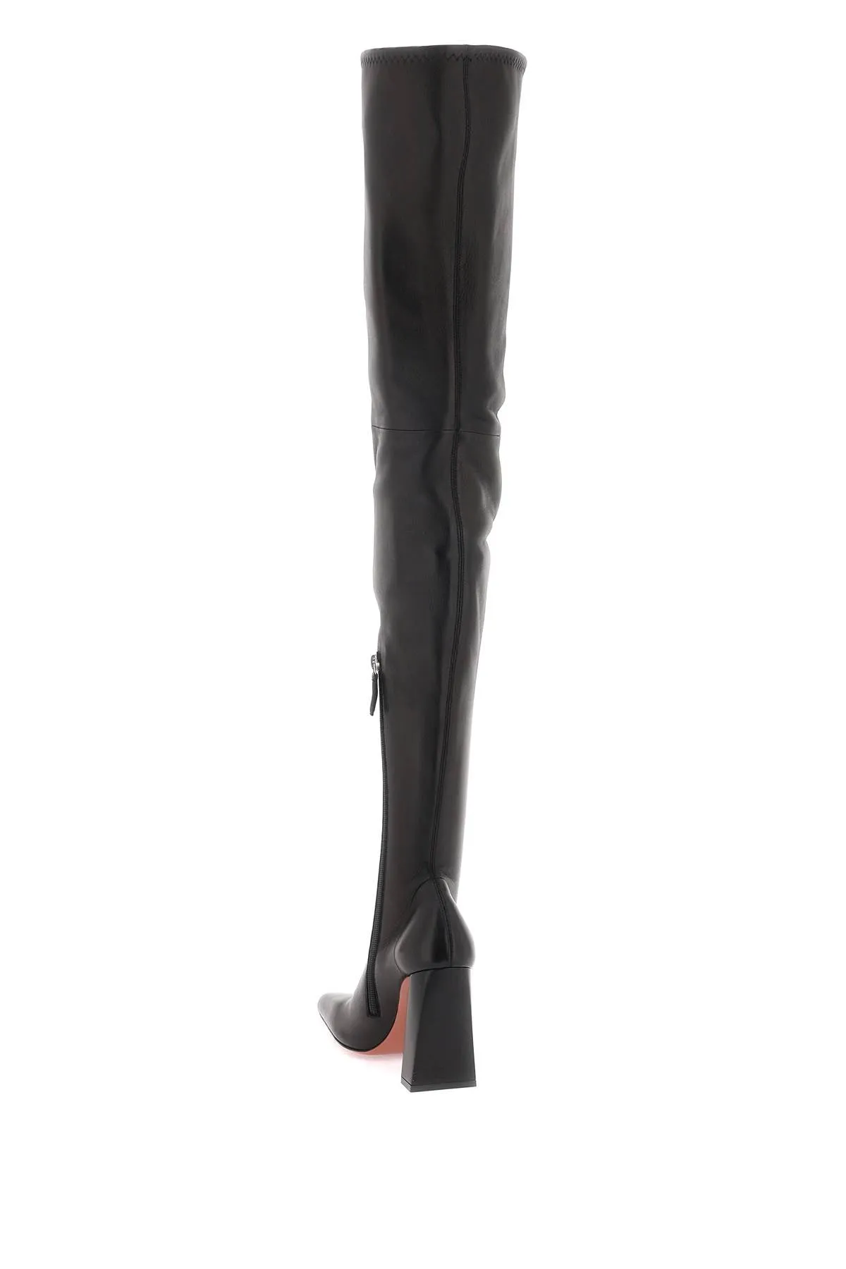 Amina Muaddi Marine Thigh High Boots (Size - 39)