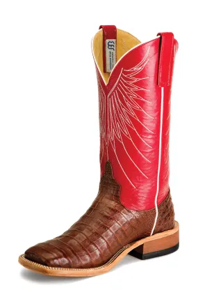 Anderson Bean Tobacco Caiman Belly Men's Boot