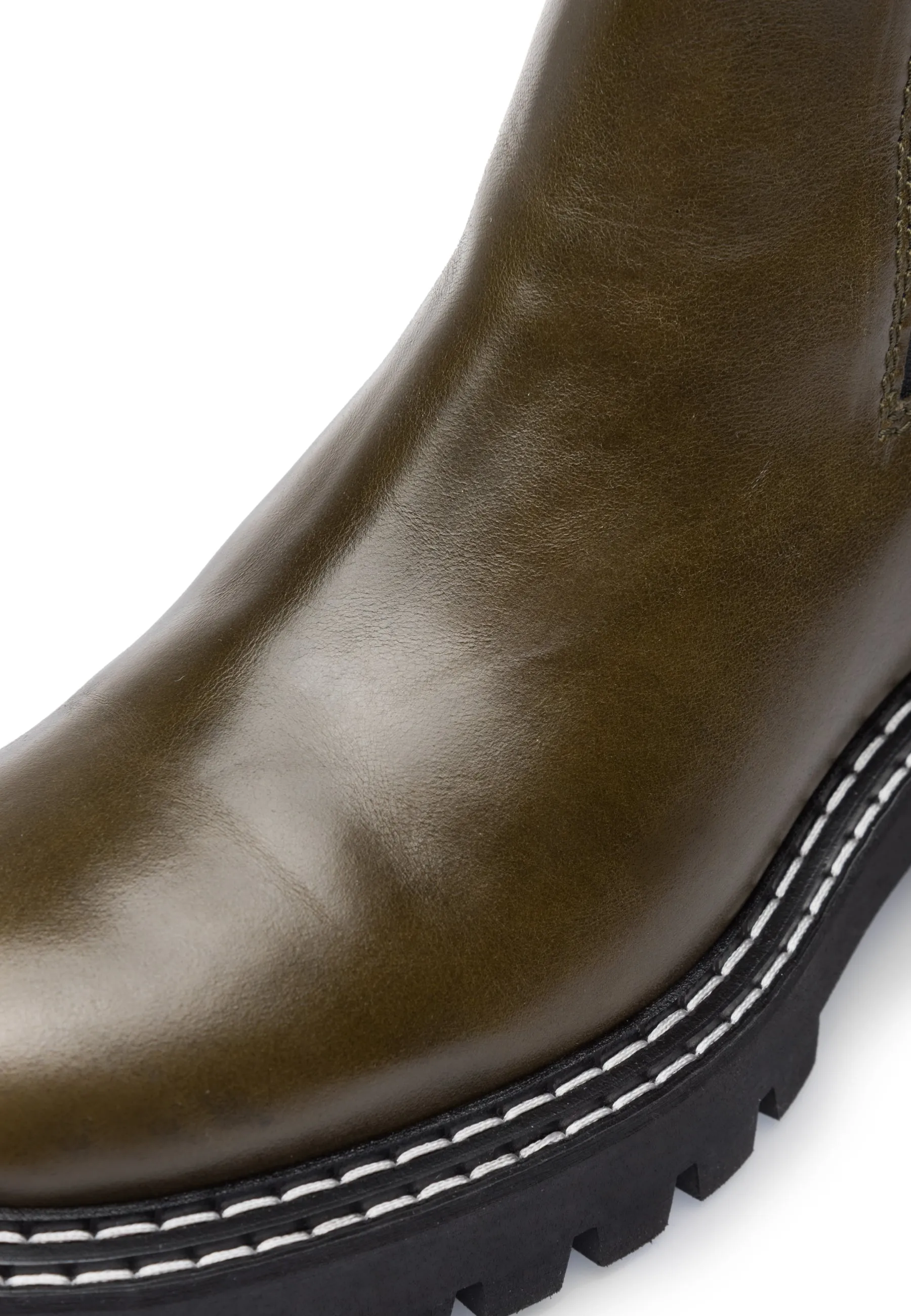 Angie Chelsea Olive Boots