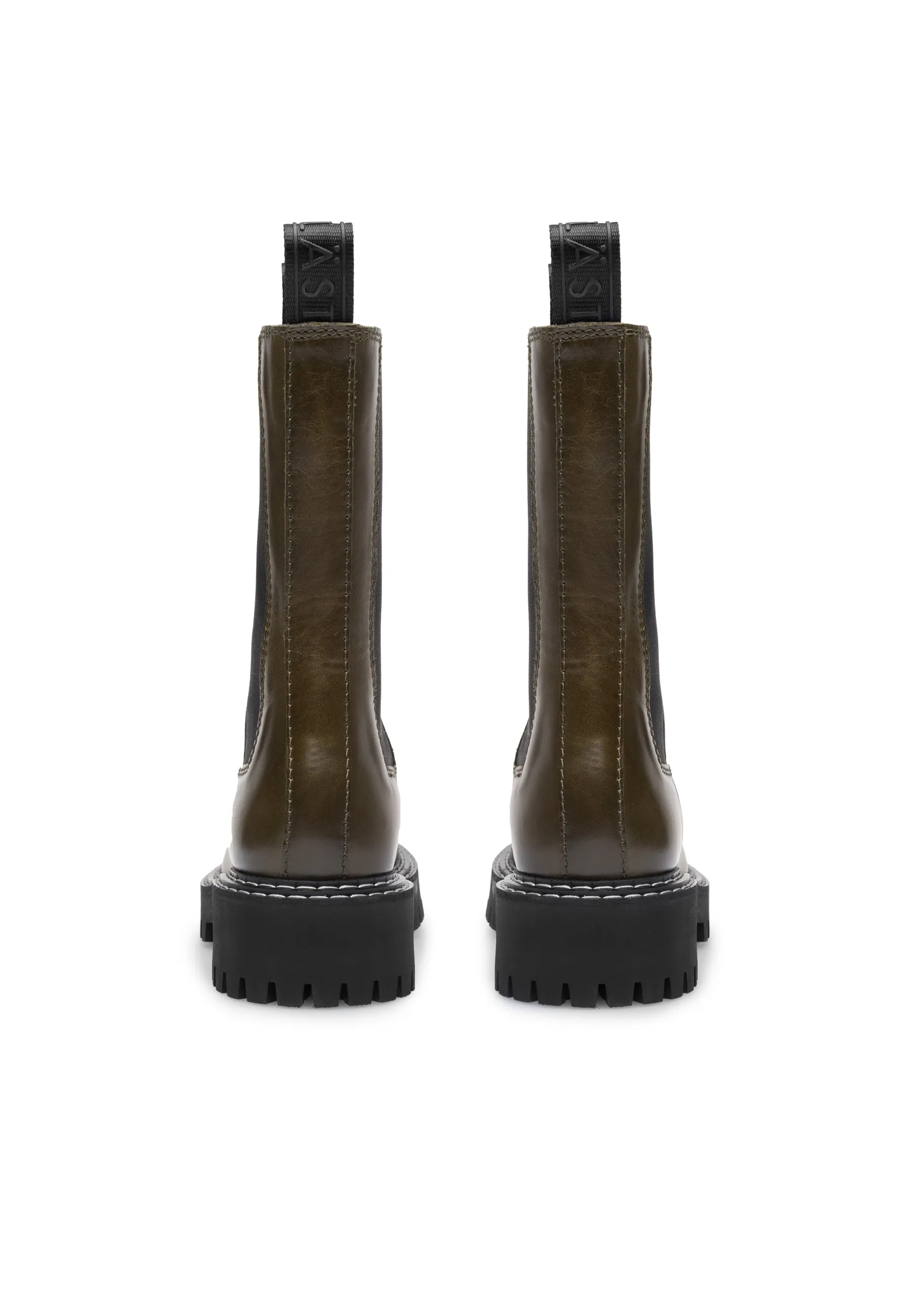 Angie Chelsea Olive Boots