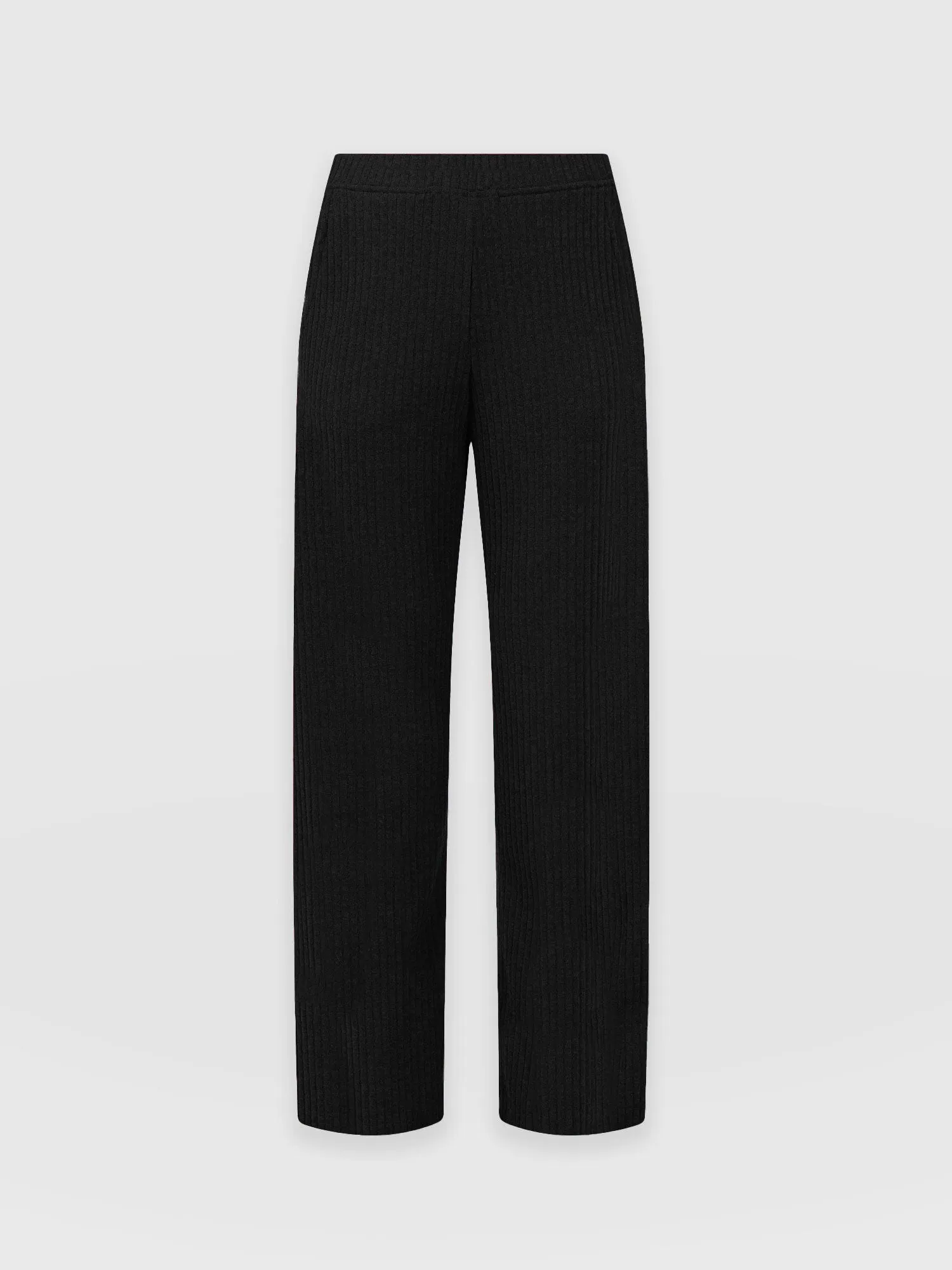 Apartment Pant Ribbed - Black Rib