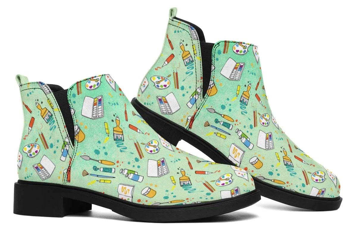 Artist Pattern Neat Vibe Boots