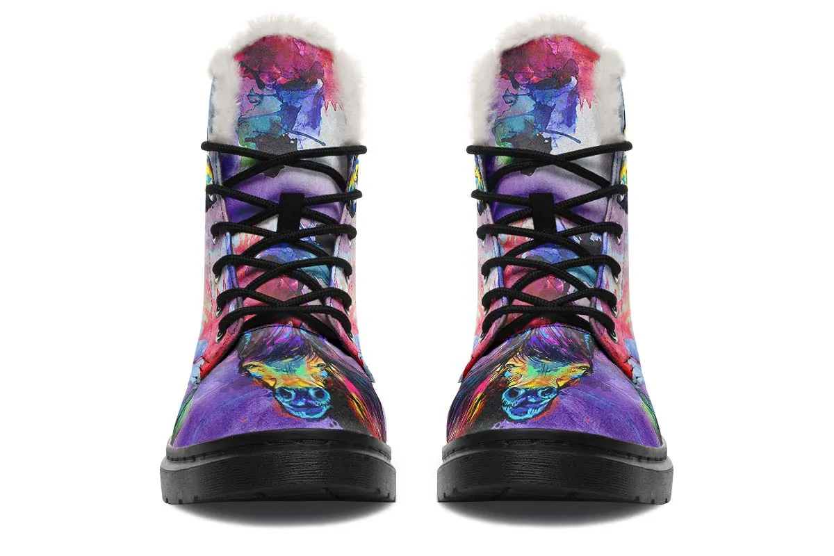 Artistic Horse Winter Boots