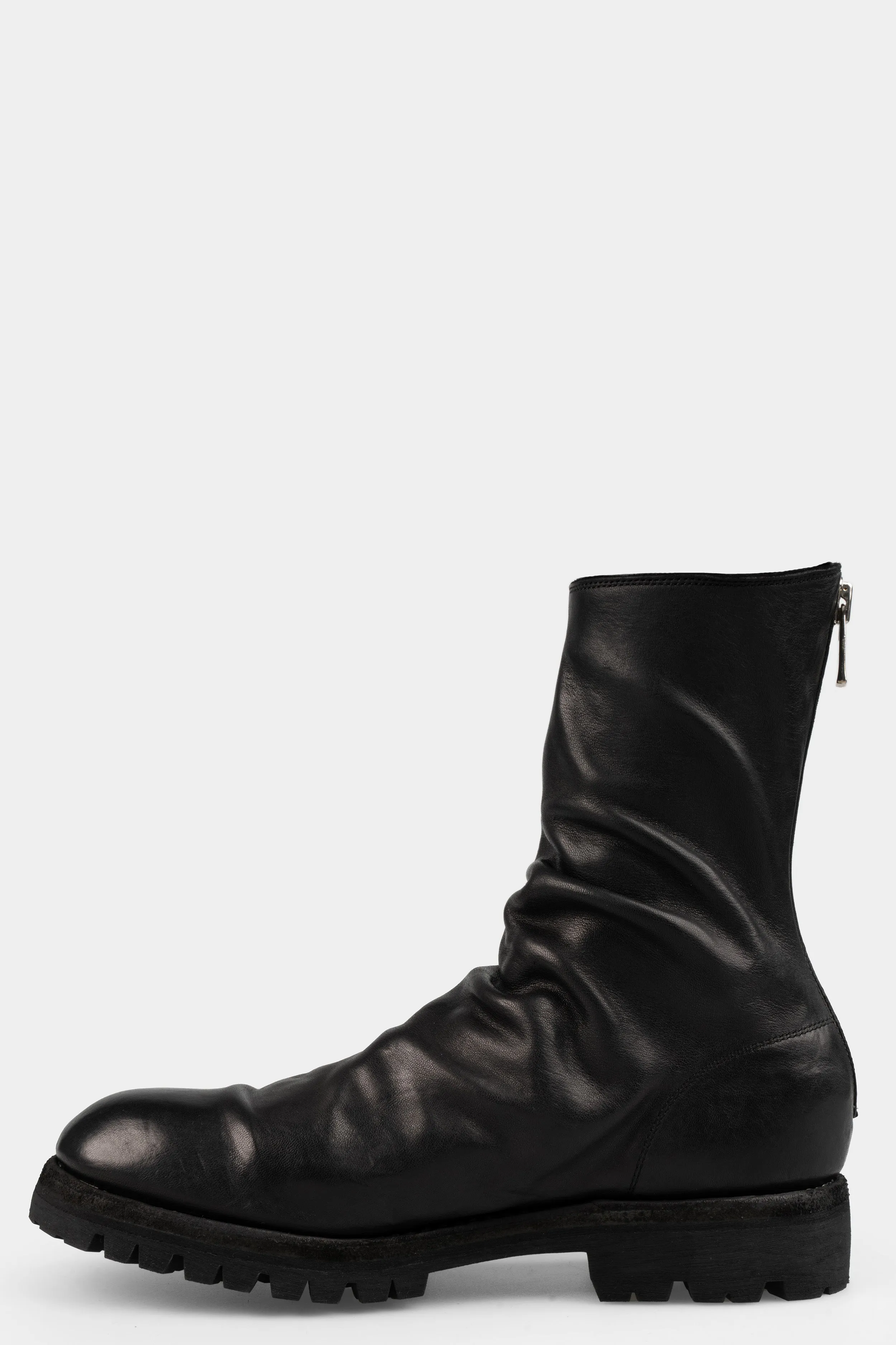 Back zip high top boots | 788VX