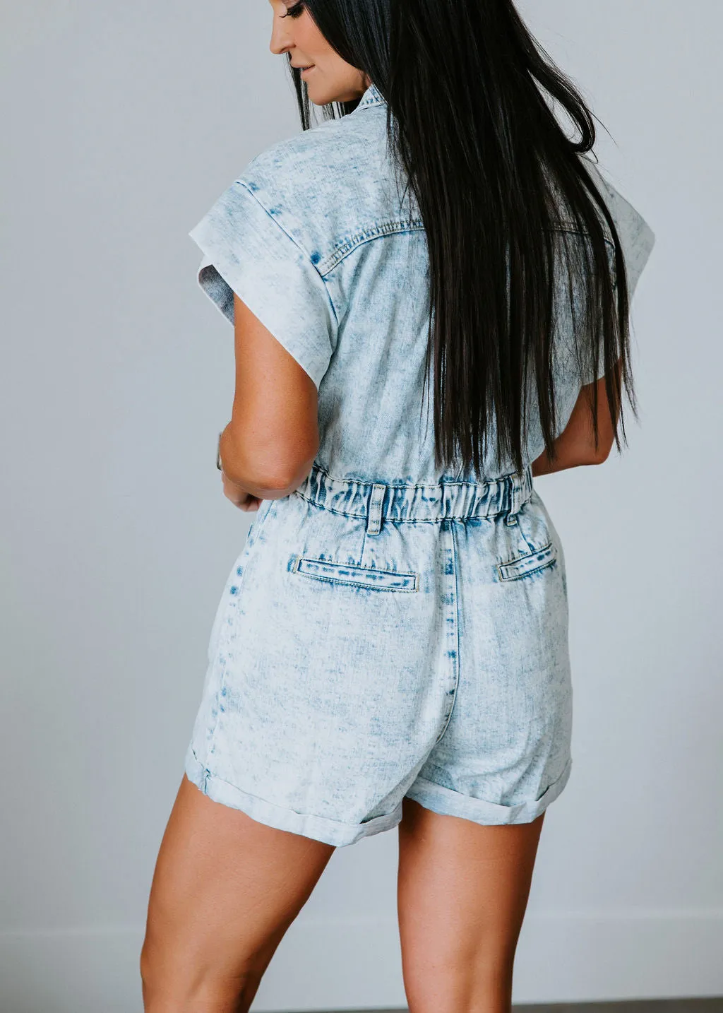 Beau Denim Romper