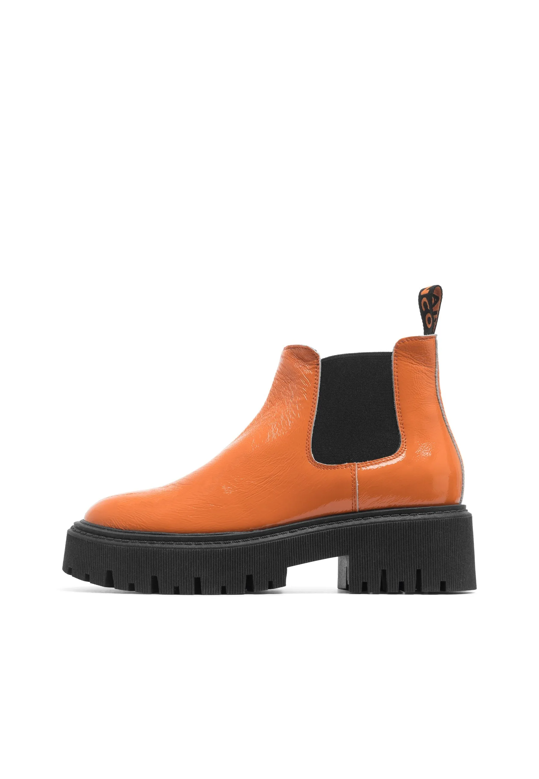 Biagarbi Orange Low Chelsea Boots