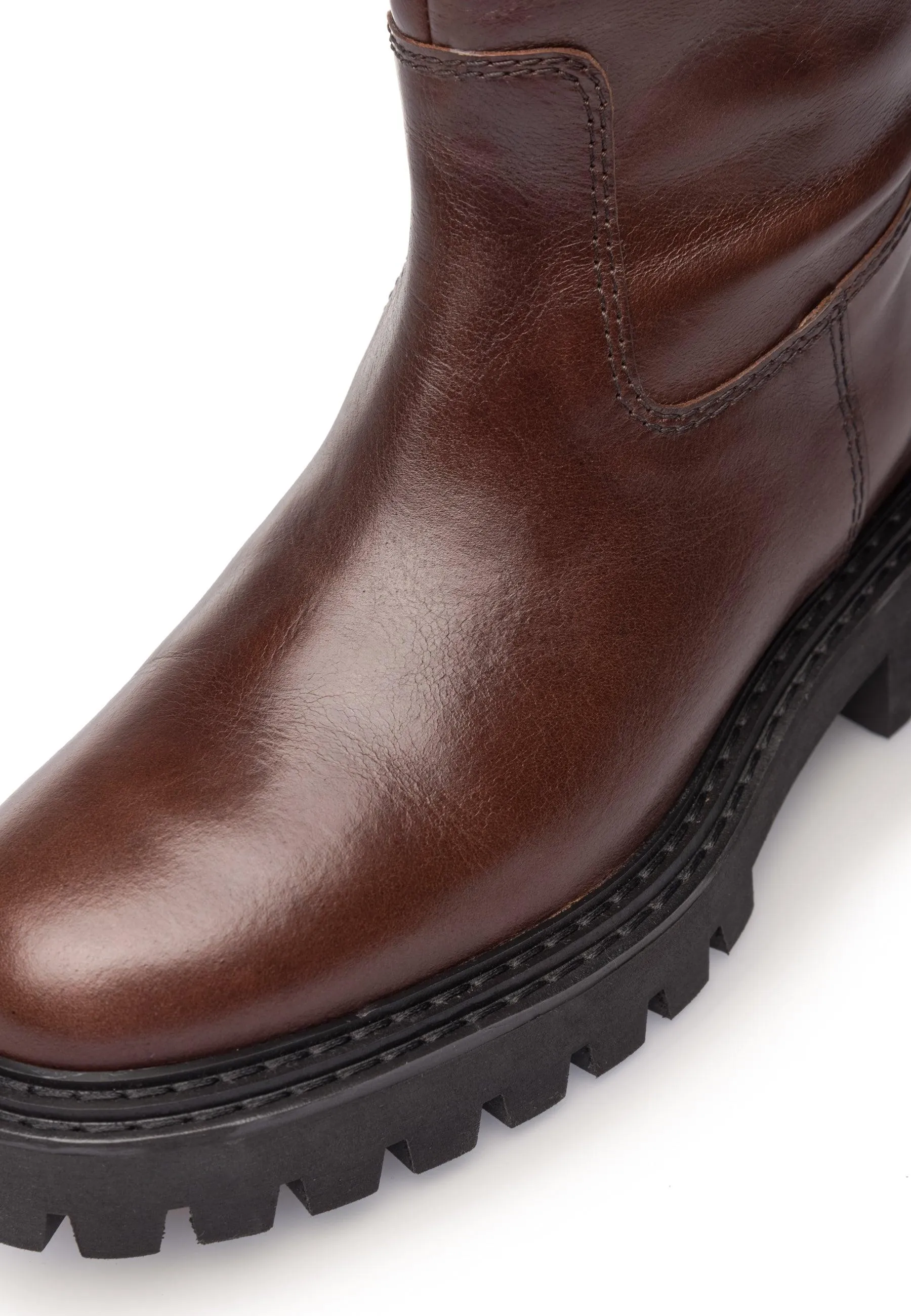 Blaine Dark Brown High Boots