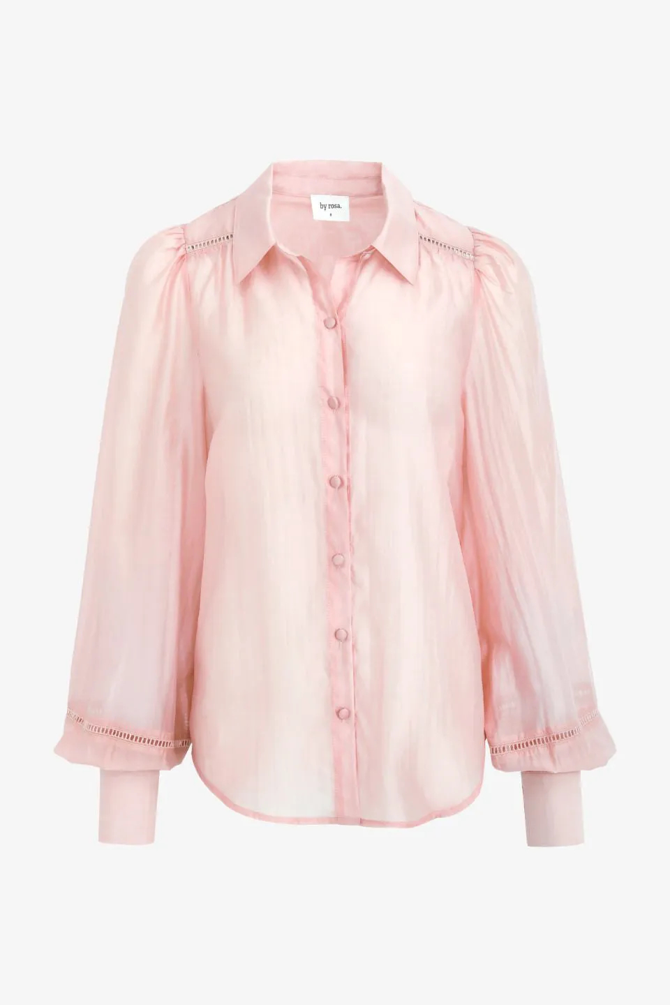 Bloom Blush Lace Detail Shirt