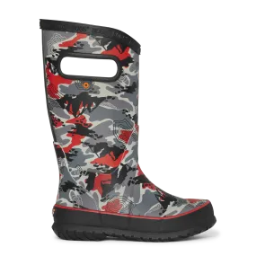 Bogs Rainboot Topo Camo - Black