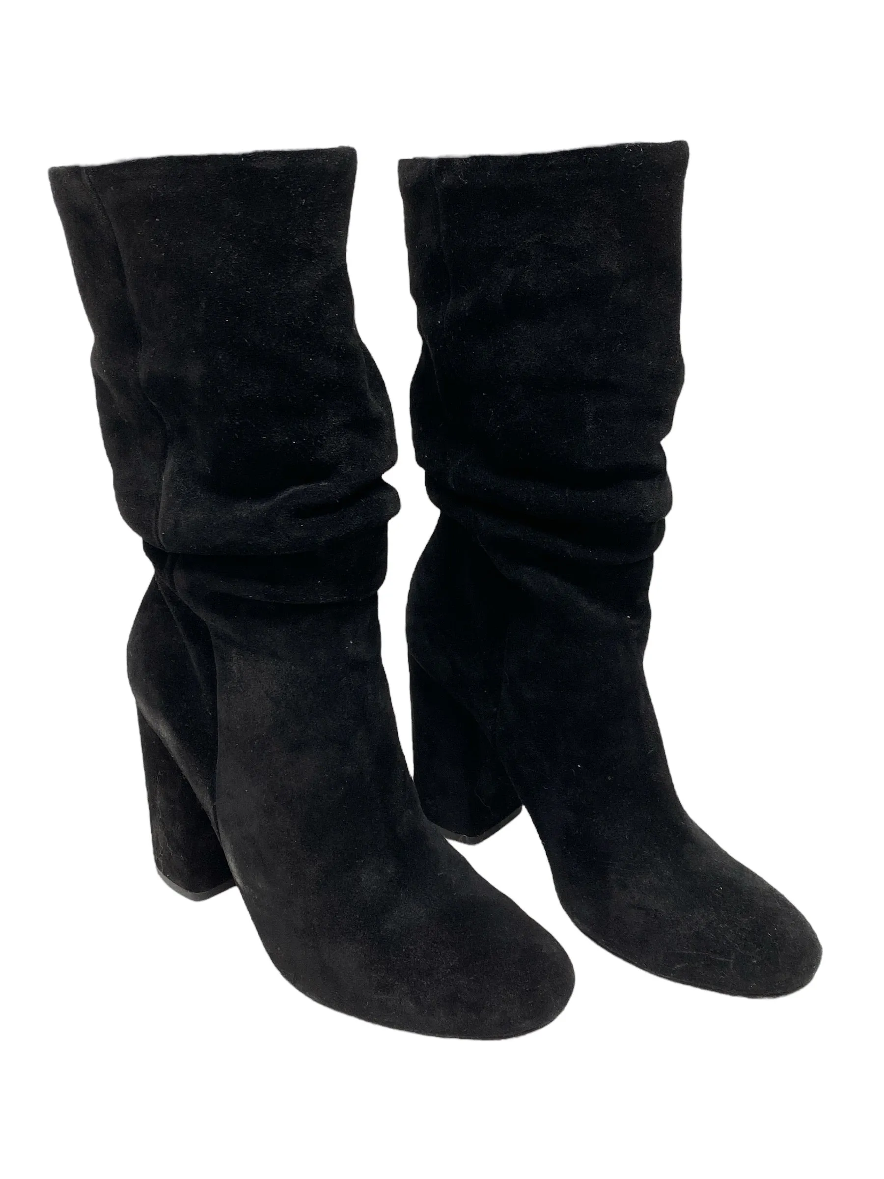 Boots Mid-calf Heels By Splendid In Black, Size: 7