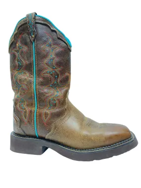 Boots Western By Justin In Brown, Size: 10