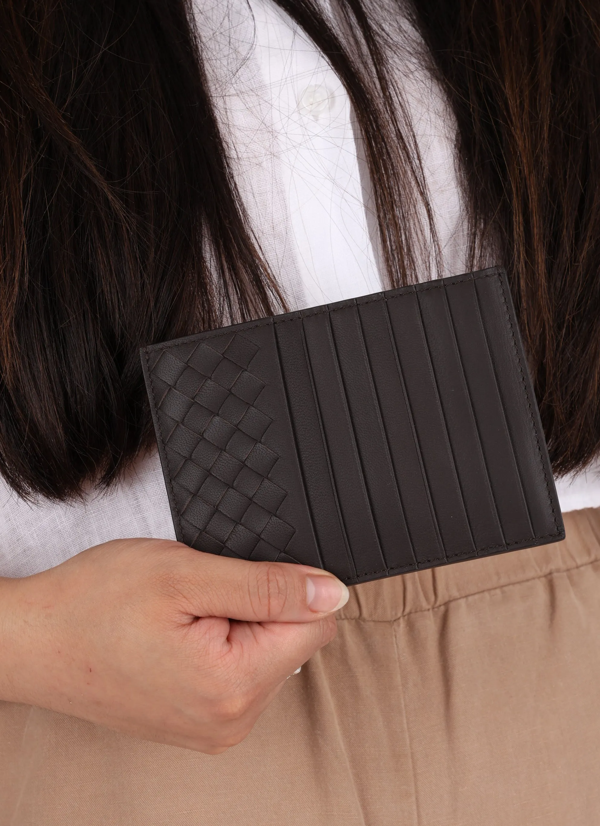 Bottega Veneta Intrecciato Zip Card Holder