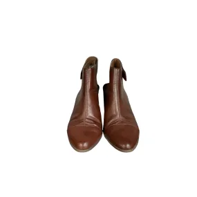 Brown Boots Ankle Heels Boc, Size 9