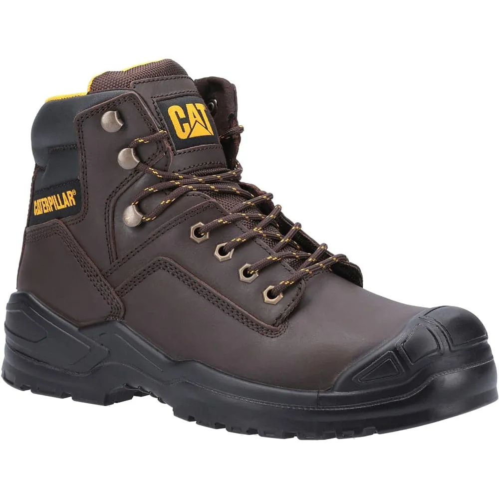 Caterpillar Cat Striver Leather Work Boot with Toe Guard