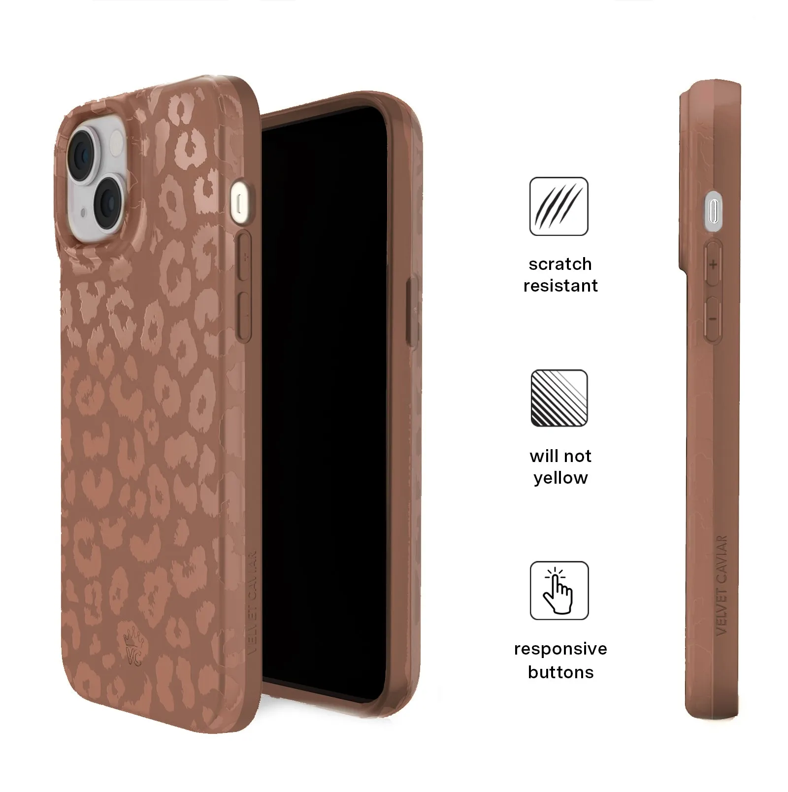 Chocolate Leopard iPhone Case