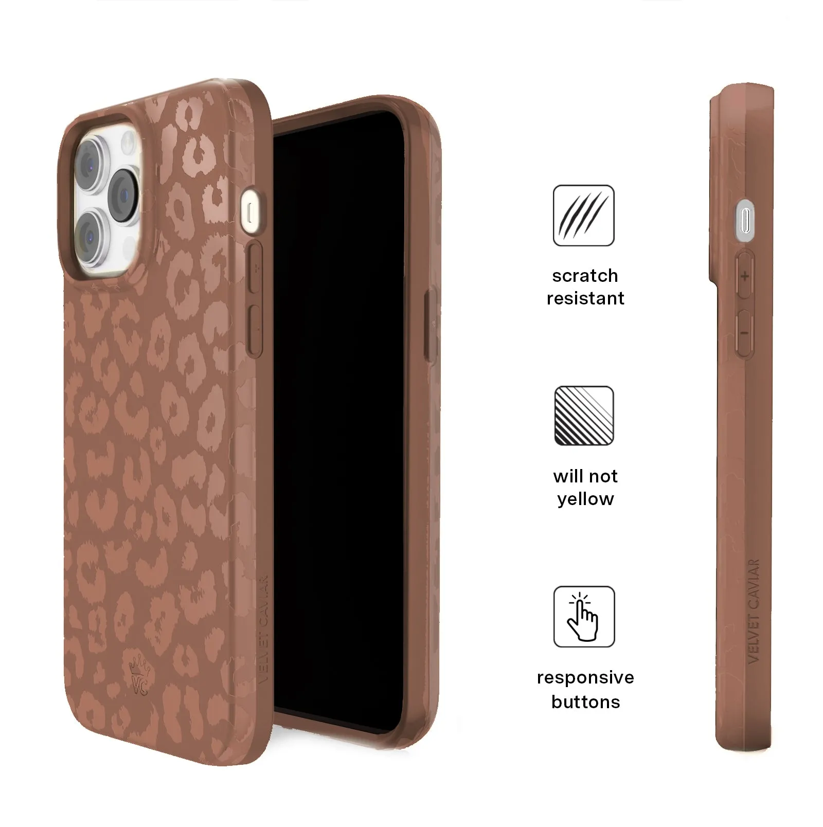 Chocolate Leopard iPhone Case