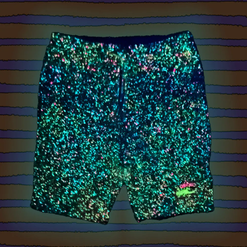 Clean Grey GITD (Glow In The Dark) SPLATTER Shorts