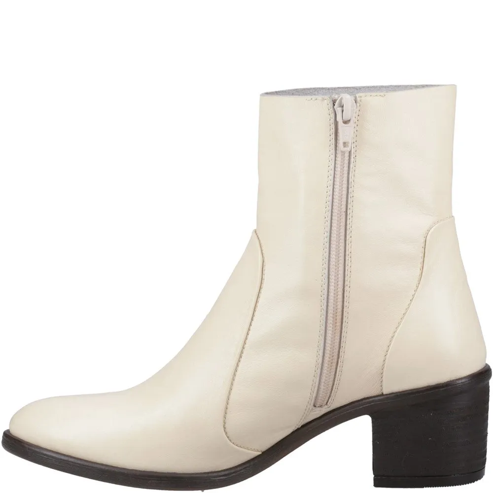 Cream Winona Ankle Boots