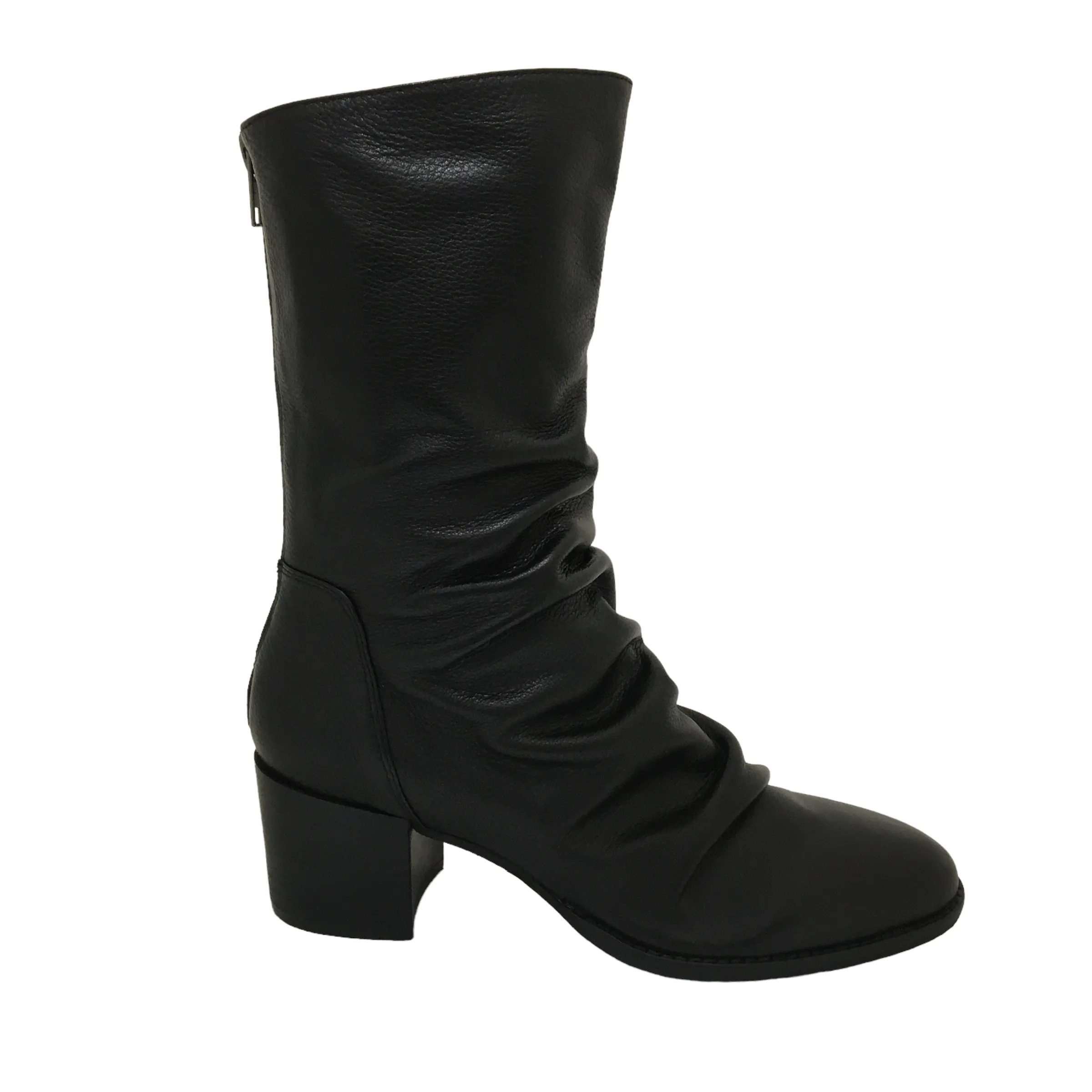 Django & Juliette Mizzly ~ Black ~ Dark Tan ~ Leather Boot