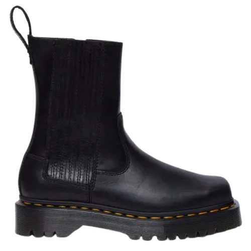 Dr. Martens Ladies Side Zip Ankle Boots - Amaayah - Black