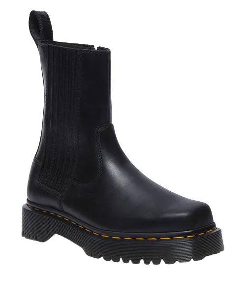 Dr. Martens Ladies Side Zip Ankle Boots - Amaayah - Black