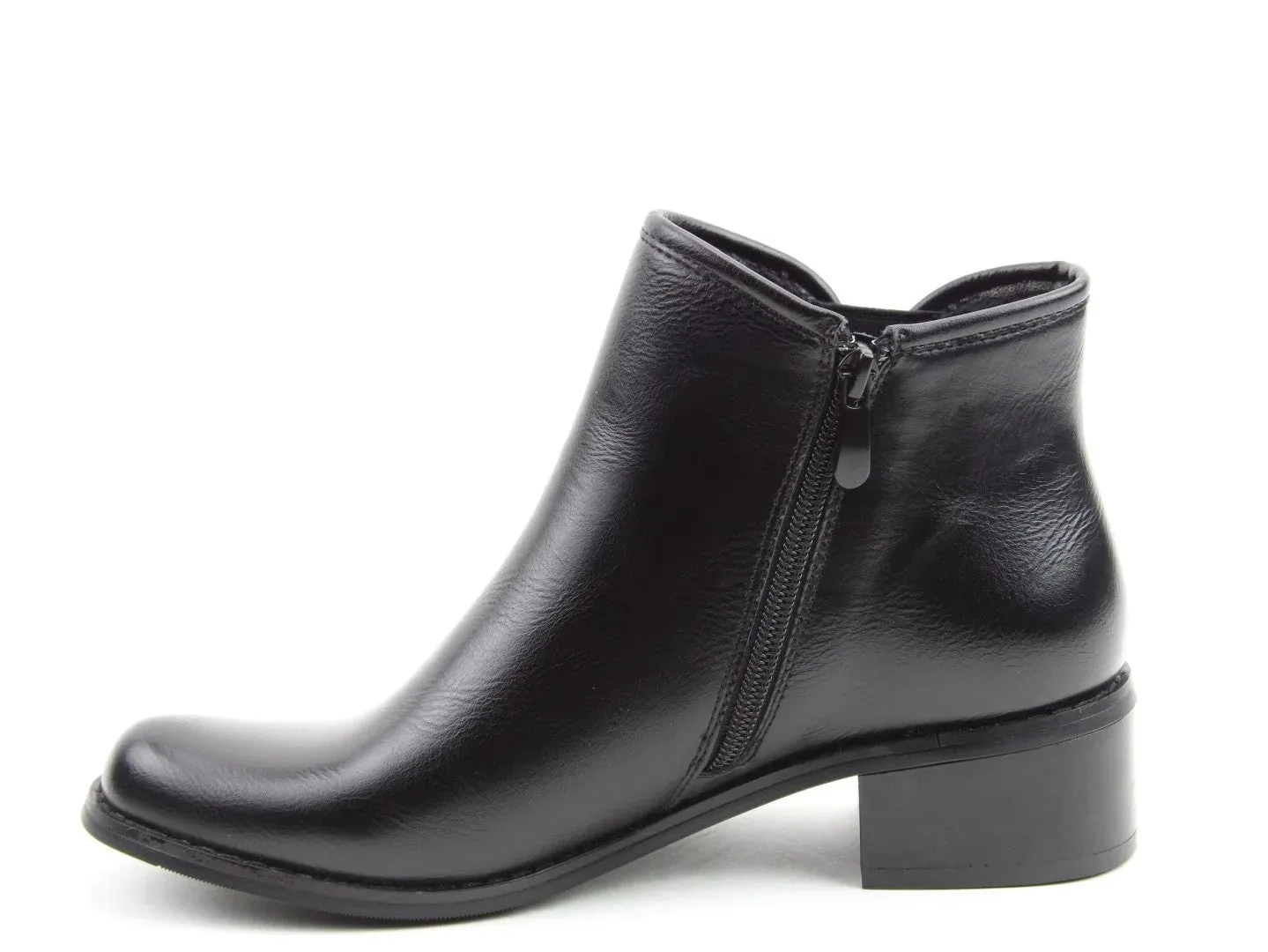 Heavenly Feet Vegan friendly Sian Boot-BLACK