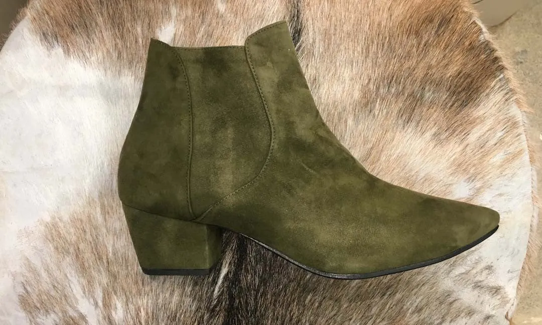 HOSS Cohen Olive  Suede boot