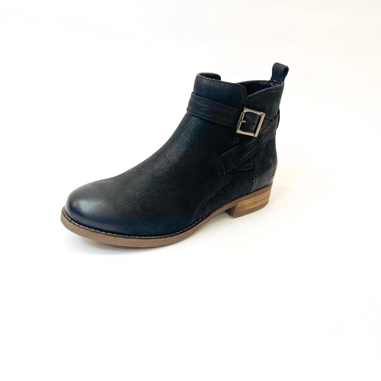 Hush Puppies Elizabeth black leather boot