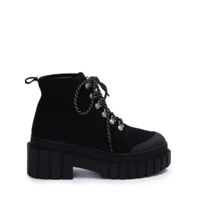 Kross Canvas Black Low Boots