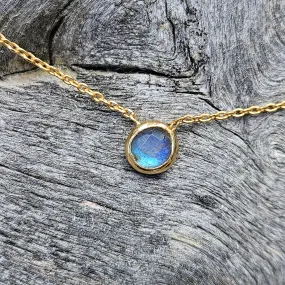 Labradorite Spirit Stone Necklace - Gold