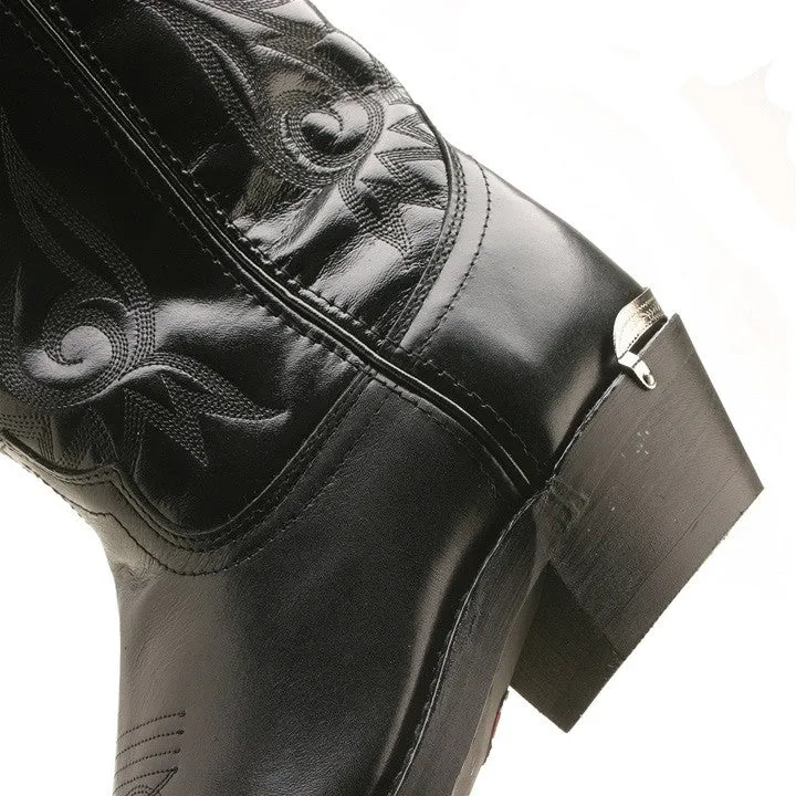 Laredo Black Crazy Horse Leather Boots