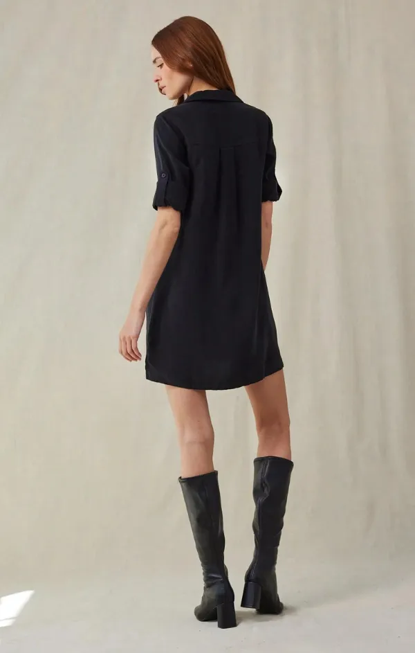 Long Sleeve A-line Dress