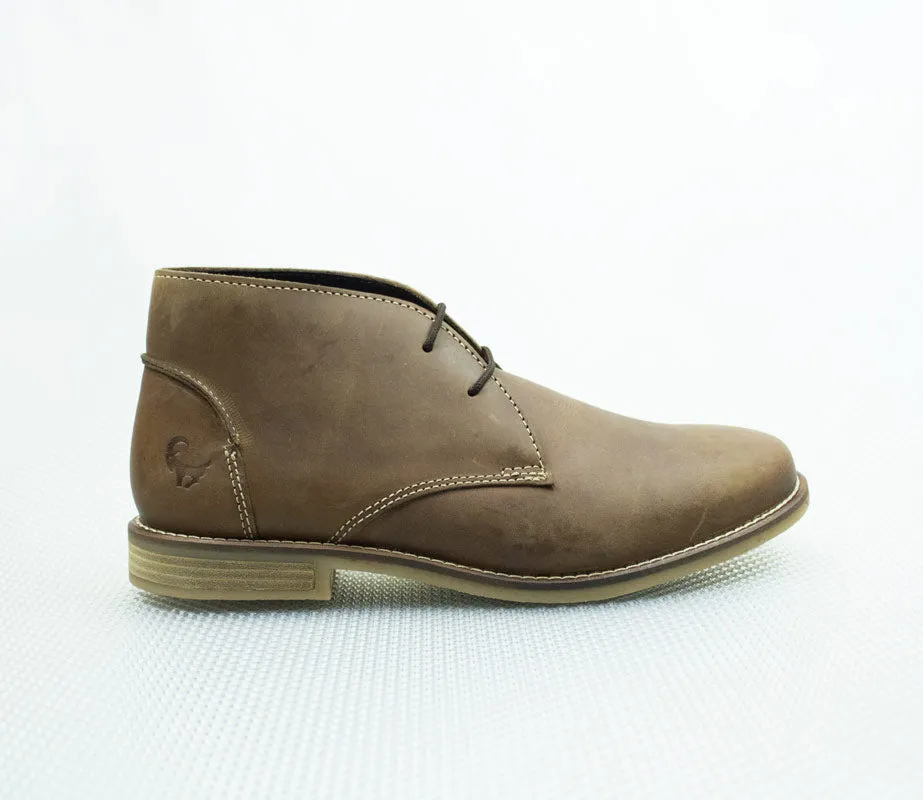 Old Khaki Tan  Leather Boot