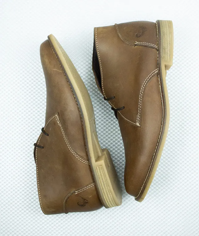 Old Khaki Tan  Leather Boot