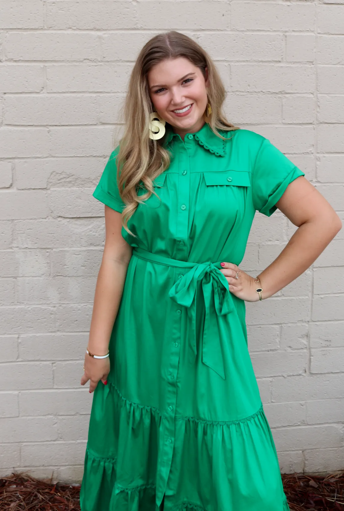 Rachel Dress | Emerald