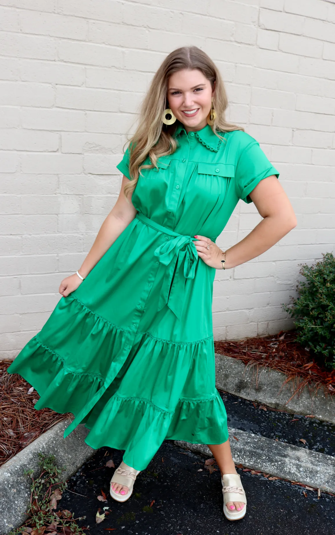 Rachel Dress | Emerald